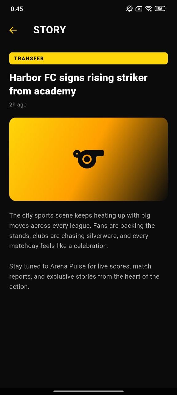 SCity Arena Pulse venues screen